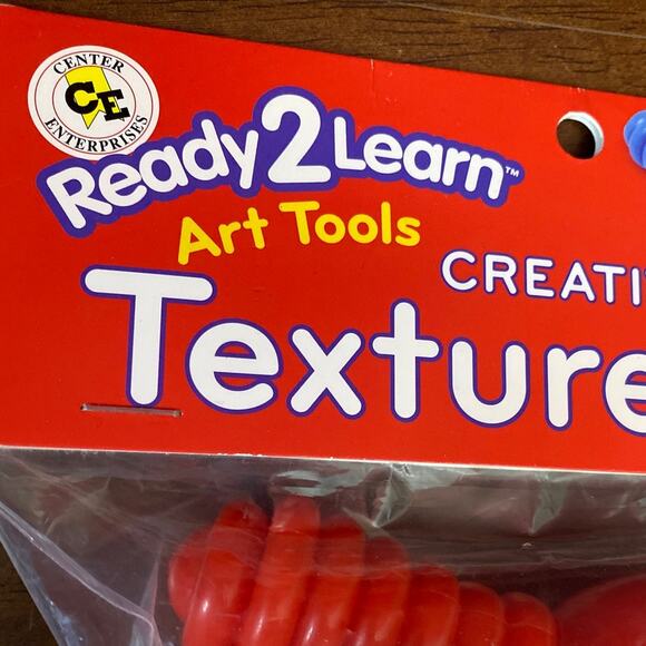 READY 2 LEARN Textured Art Tools - Set 1- 4 toys- Fidget Sensory Calming Autism - Picture 4 of 10